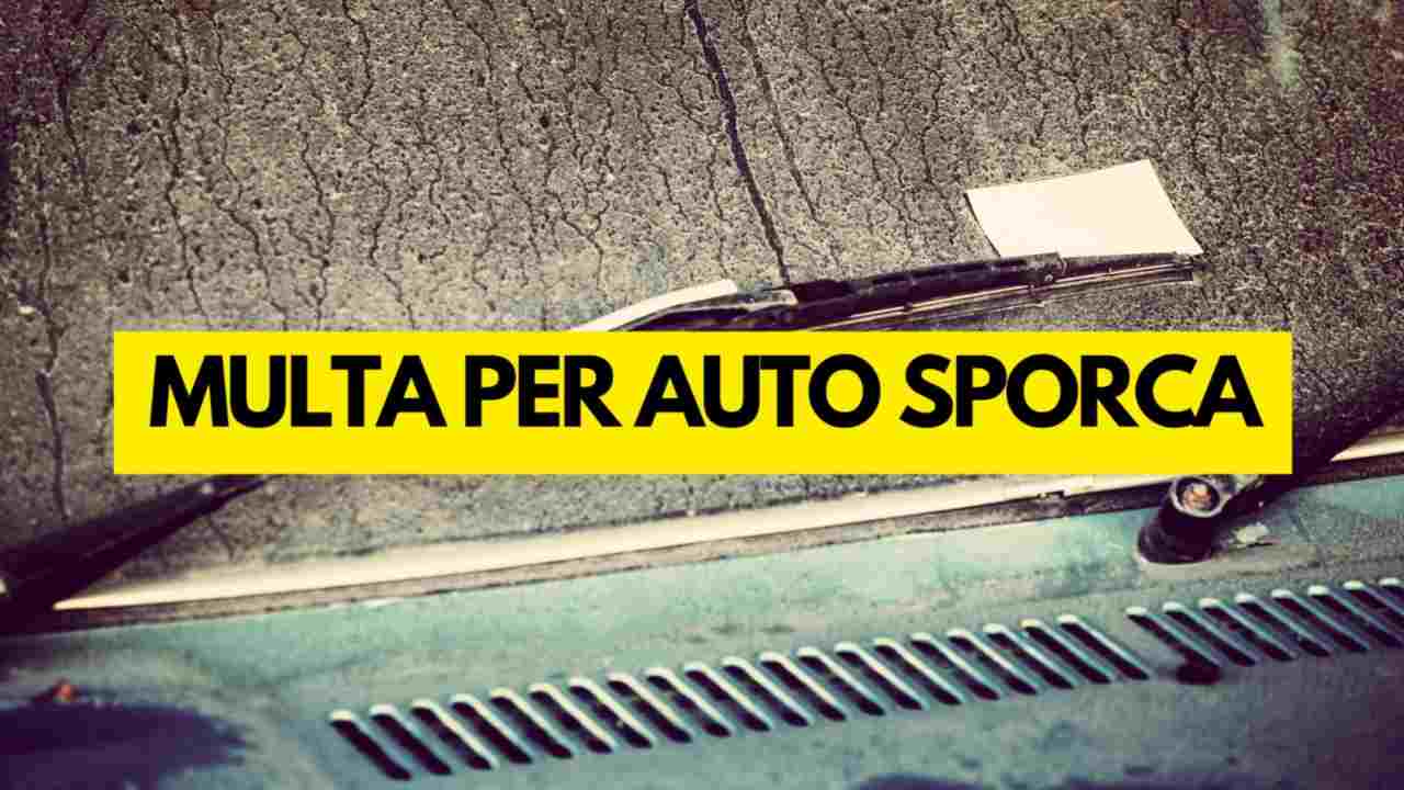 Auto sporca, ti fanno la multa - fonte pexels - autoruote4x4.com