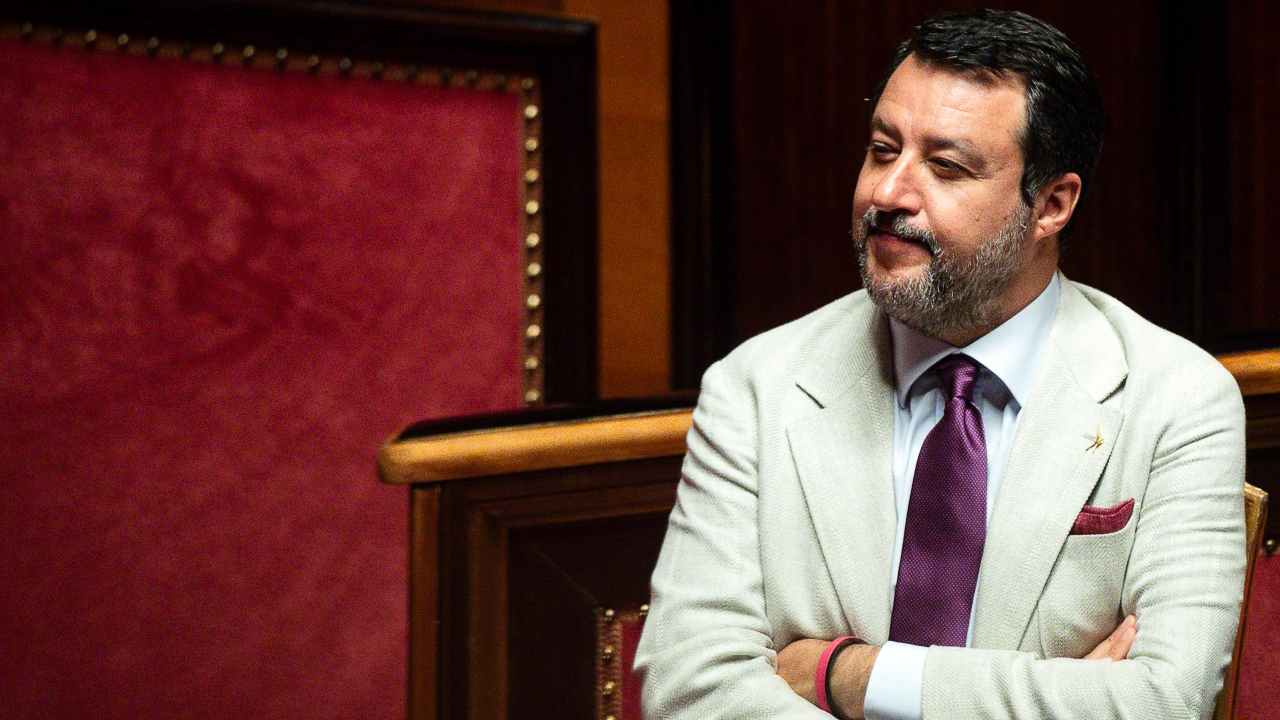 Il ministro dei trasporti Salvini - fonte Ansa Foto - autoruote4x4.com